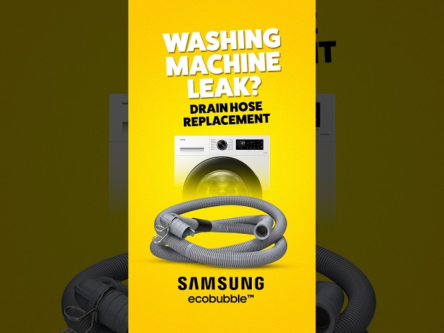 How to Replace the Drain Hose on a Samsung ecobubble Washing Machine