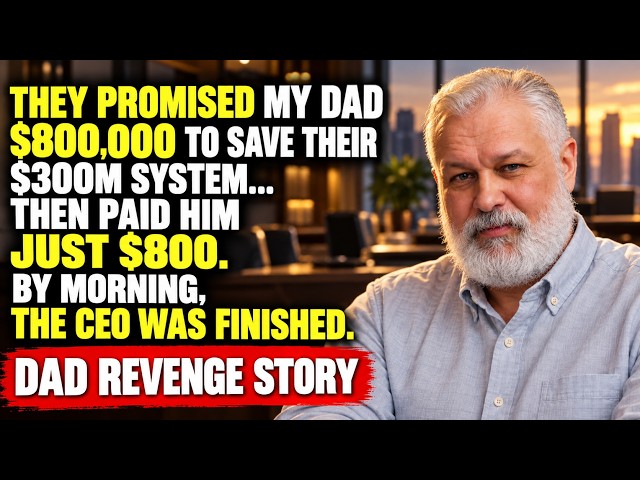 They Promised My Dad $800,000 to Save Their $300 Million System — Then They Paid Him Just $800