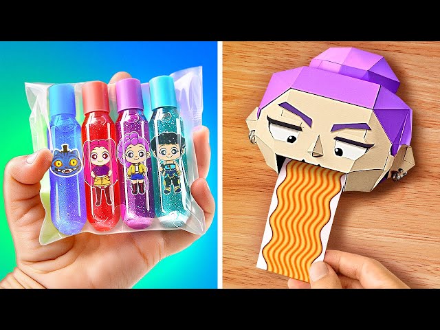 Kpop Demon Hunters School 📚🖍 *Coolest Easy And Fun Crafts To Impress Your Friends*