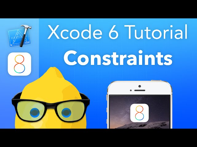 XCode 6 Tutorial Constraints Universal Views - IOS 8 Geeky Lemon Development