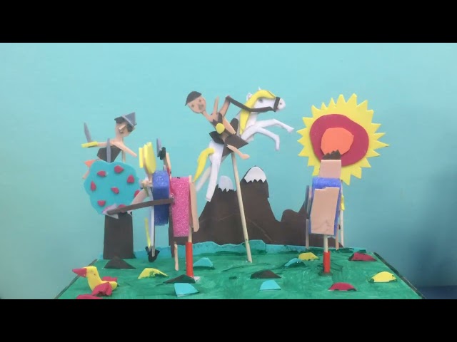 The Rape of the Sabine Women, an automata workshop in Sabina with the students of Poggio Mirteto.