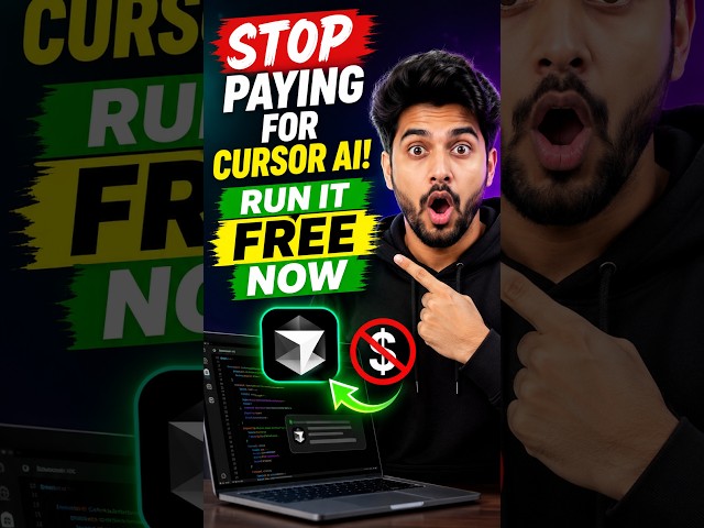 Stop Paying For Cursor AI! Run It FREE Now |