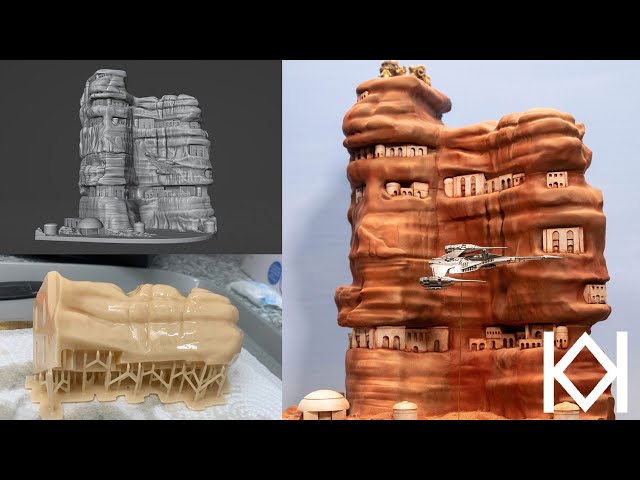 Star Wars Beggars' Canyon - Mando's Test Flight Diorama