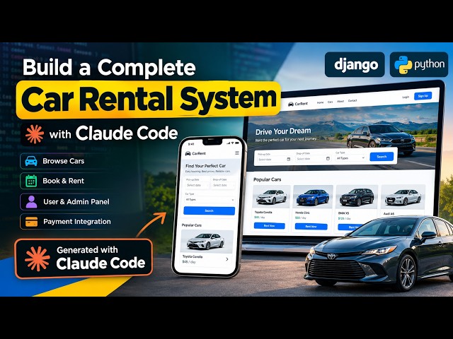 Build a Complete Car Rental System with Claude Code | Django + Python