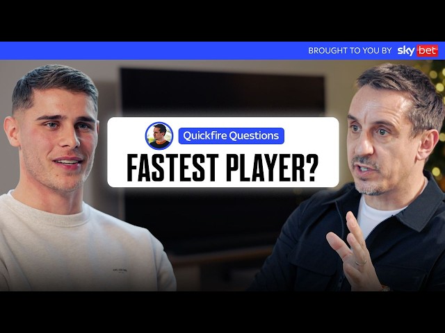 Micky van de Ven Quickfire Questions with Gary Neville | The Overlap