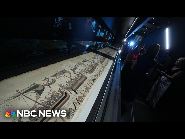 Bayeux Tapestry on display in London after nearly 1,000 years