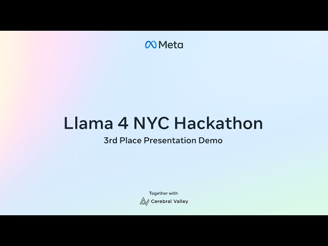 Llama 4 NYC Hackathon Third Place Winner: Centaur SRE