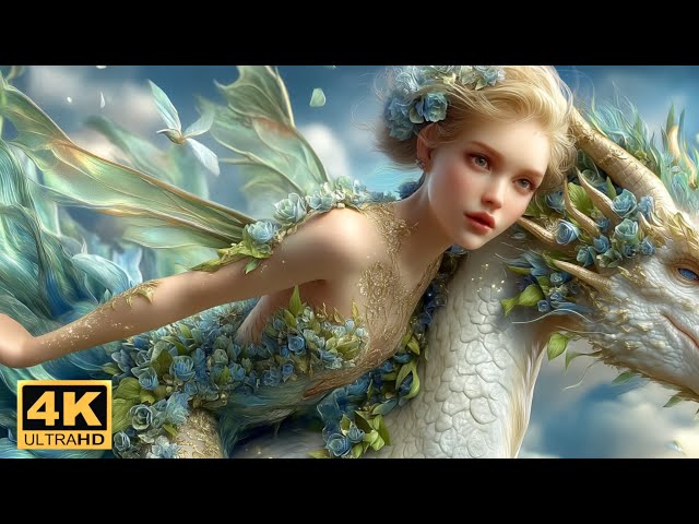 Fantasy World of Fairies | Dragons & Magical Castles [AI Music Video]