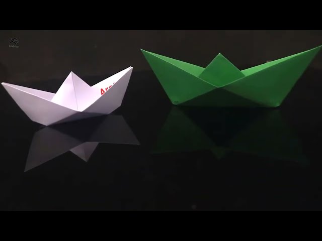How to make a paper boat easy