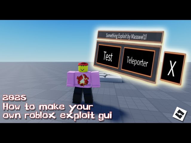 How to make your OWN Roblox Exploit GUI **2025 PART1**