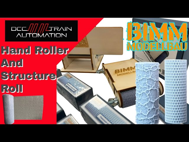 BIMM Modellbau  Hand roller and  Structure rolls. No 14