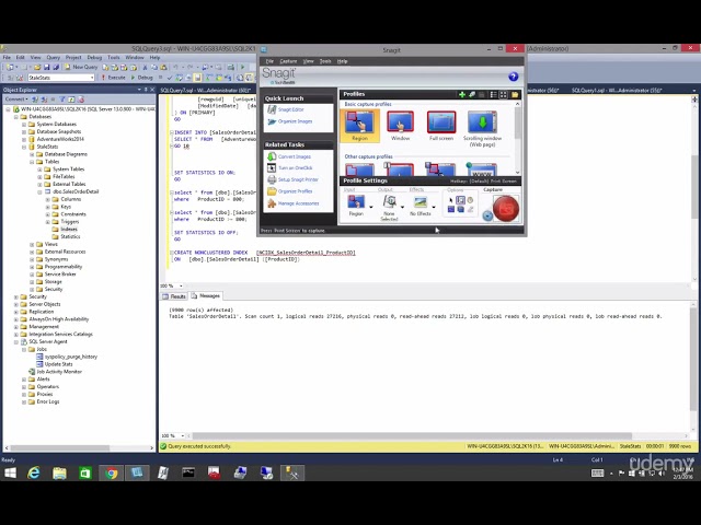 Mastering the Basics of SQL Server Query Optimization - Using SET STATISTICS IO ON