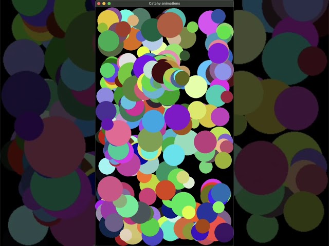 Psychedelic Symphony Mesmerizing Animated Circles 🏓 #shorts