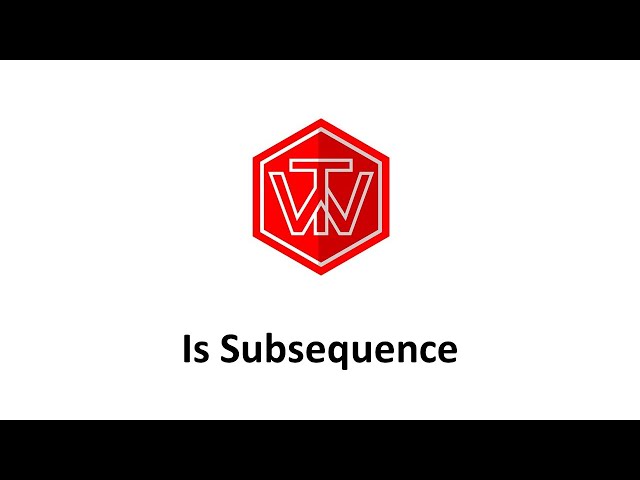 Is Subsequence | LeetCode 392 | Google Coding Interview Tutorial