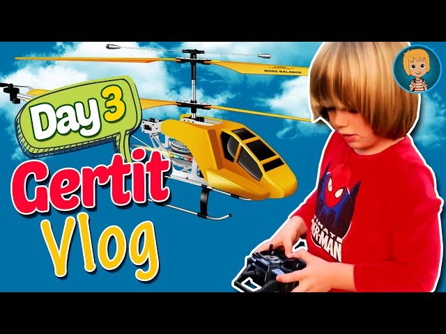 Gerti Toys VLOG - Toy HELICOPTER with Remote Control! AWESOMEEE