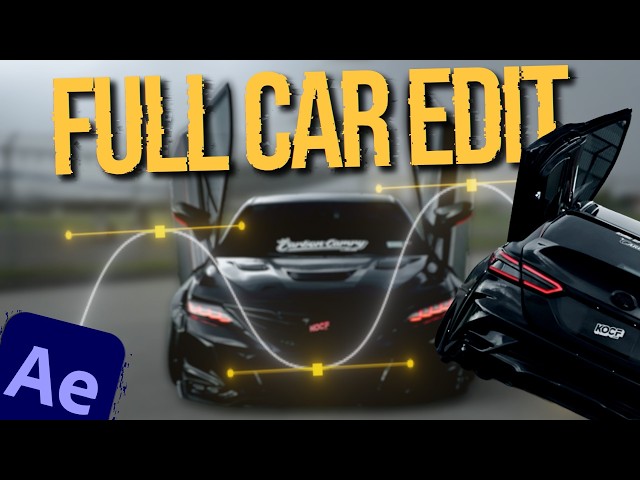 The COMPLETE Car Speed Ramp Edit Tutorial in After Effects