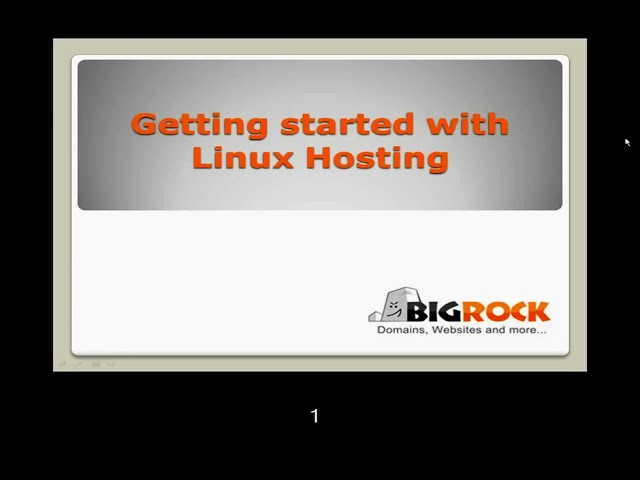How to Start With Linux Hosting | BigRorck