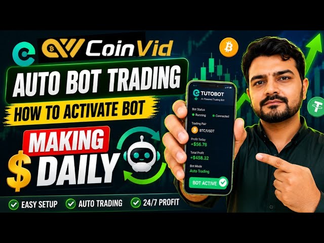 💰 Coinvid Auto bot Trading Tutorial | TutoBot Activate & Setup Complete Guide