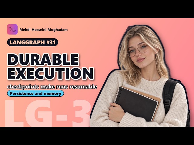 LangGraph #31: Durable execution – resume after a crash #langgraph #aiagents