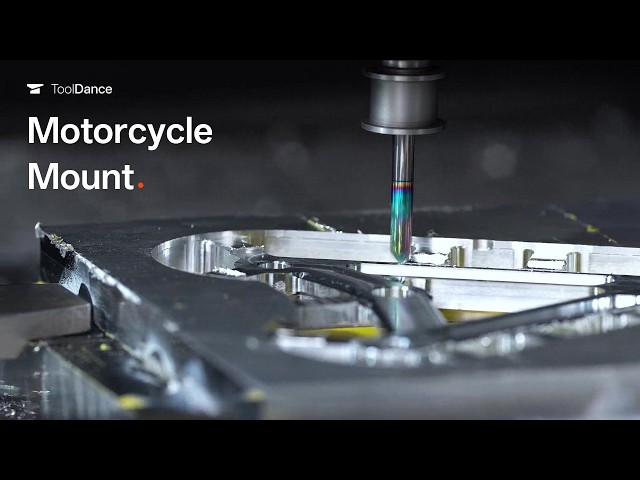 Motorcycle Mount CNC Machining | ToolDance X1
