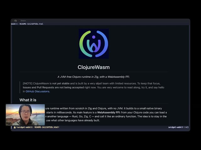 Recorded Talk for Clojure Conj 2026 - ClojureWasm