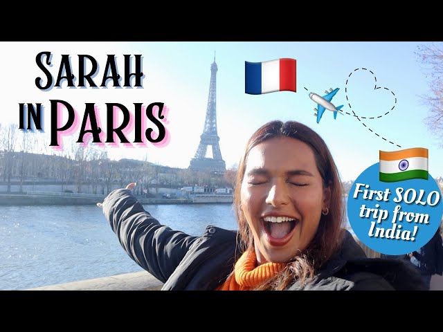 Indian Girl SOLO in Paris! Living in a Parisian Home, Public transport & more! #TravelWSar