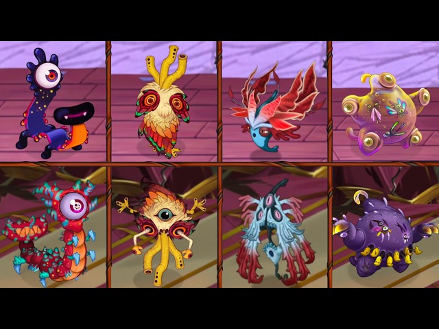 ALL Monsters Major Paironormal Carnival vs Minor Fanmade ( LATEST )  || My Singing Monster
