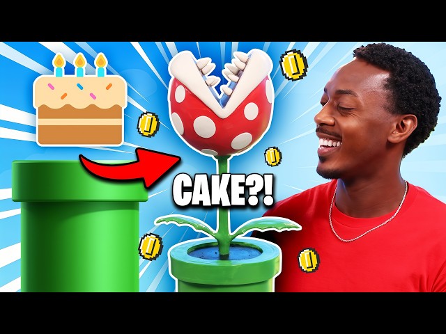 I Turned the Piranha Plant Into a Hyper-Realistic Cake