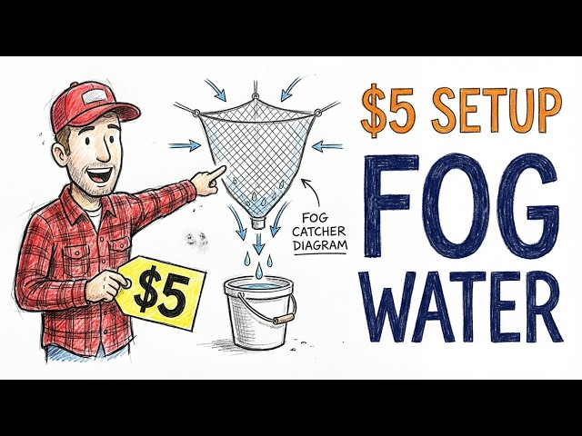 BANNED Fog Catcher Makes 10 Gallons/Day From AIR — 5 Countries Made It ILLEGAL