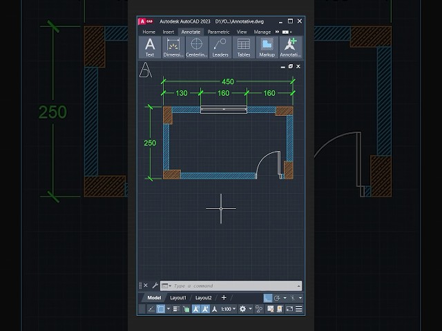 Annotation Scale (Dimensions) - AutoCAD Tutorial #architecture #autocad #architect