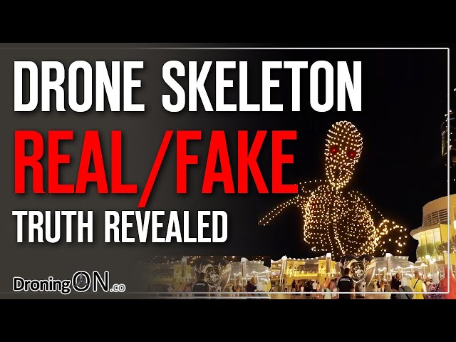 Halloween Drone Skeleton in Dubai - REAL/FAKE? - Truth REVEALED!