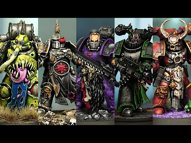 Kitbashing Chaos Warbands of the Abyssal Crusade AGAIN | Warhammer 40k Obscure Lore
