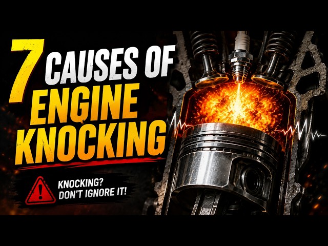 7 Causes of Engine Knocking Pinging