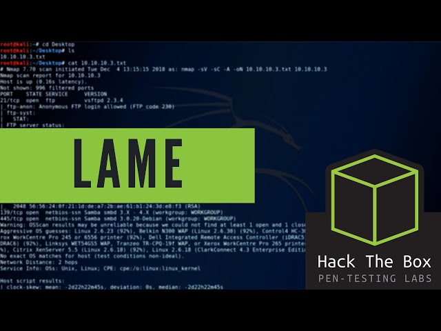 HackTheBox - Lame - Walkthrough