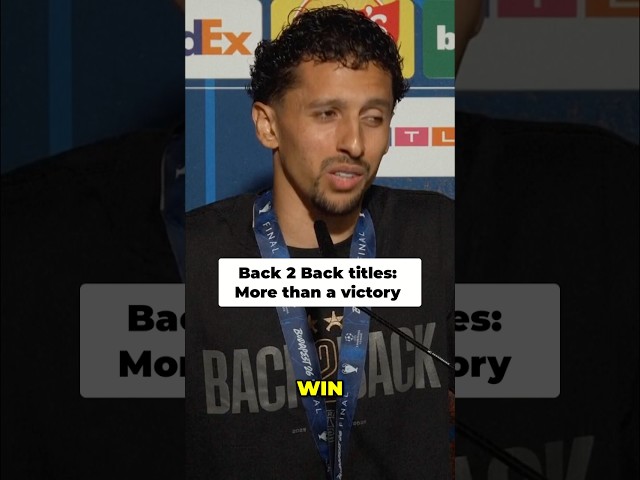 Back 2 Back Wins: The Tears and Triumph of Football Legends #psg #championsleague #marquinhos