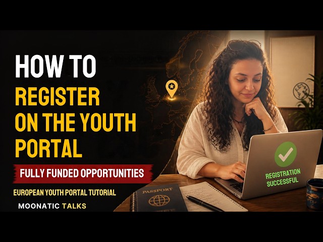 How to Use the European Youth Portal (ESC Registration Tutorial) #europeansolidaritycorps #volunteer