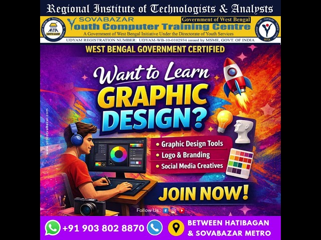 Thinking about where to learn Graphic Design? #youth_computer_training_centre