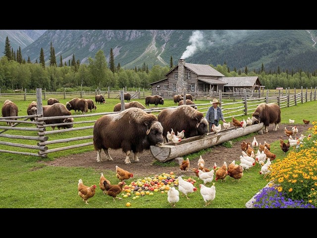 Poultry And Livestock Farming, Fruit And Vegetable Harvesting In Fields And Farms – Relaxing Farm