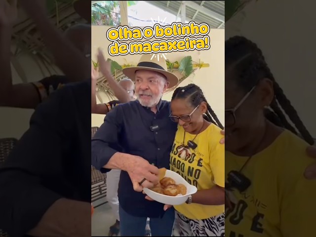 Olha o bolinho de macaxeira!