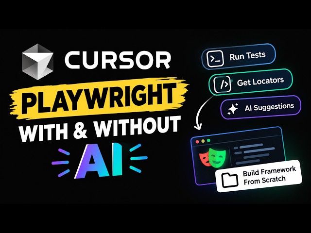 Cursor AI + Playwright | Build Automation Framework in 5 Minutes + AI Coding