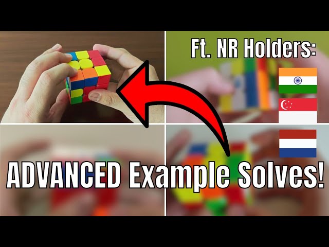ADVANCED 3x3 Example Solves (CFOP/ZB) | feat. Twan Dullemond, Jovan Susanto, Viraj Dhameja