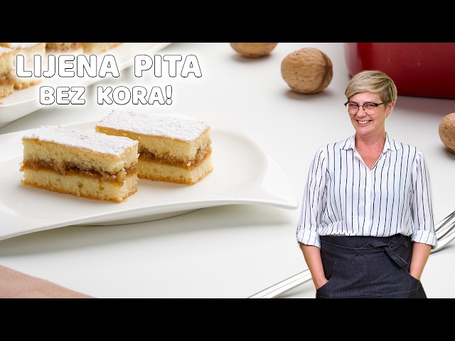 Lijena pita s pekmezom i orasima 🍰 Jednostavan kolač bez razvlačenja kora