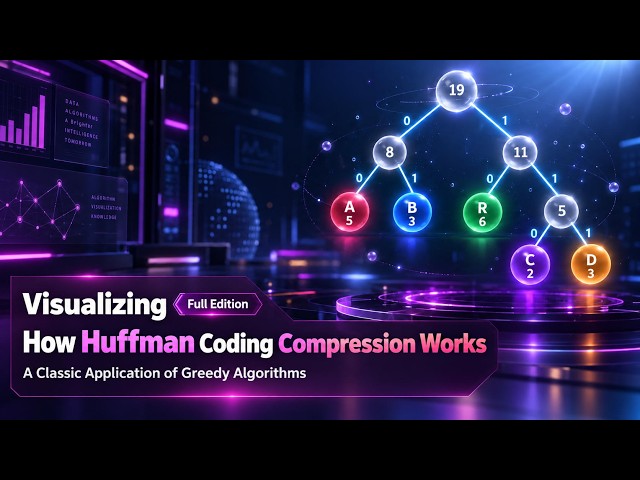 Visualizing Huffman Coding: How Greedy Algorithms Compress Data for Free