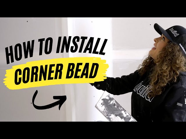 How to install corner bead