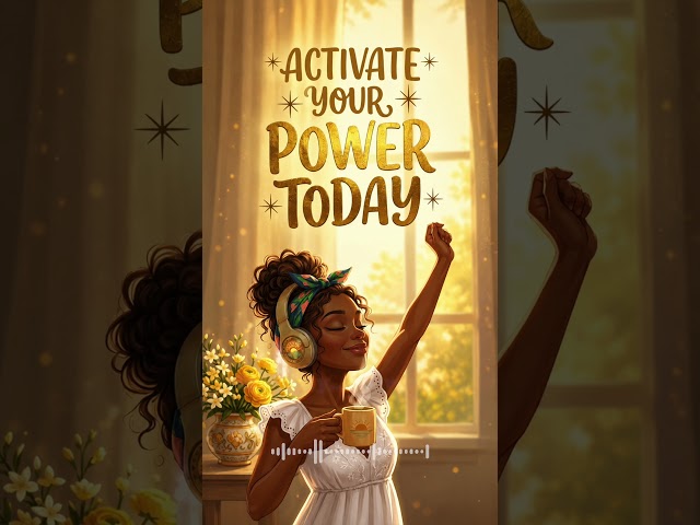POV: you wake up and everything in you is ready to rise 🌱 new day affirmations #shorts