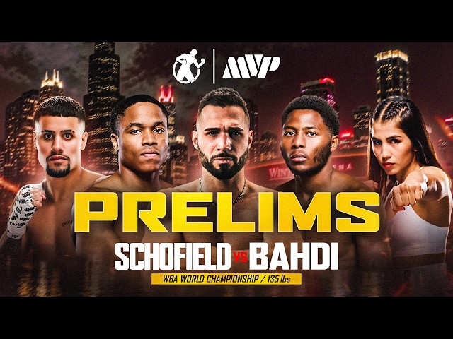 FLOYD SCHOFIELD VS LUCAS BAHDI | PRELIMS