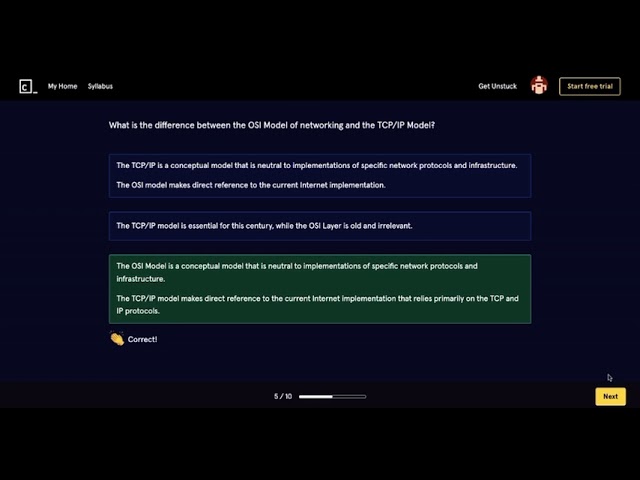 Practice Network Basics Concepts Quiz Walkthrough - Codecademy Introduction to Cybersecurity