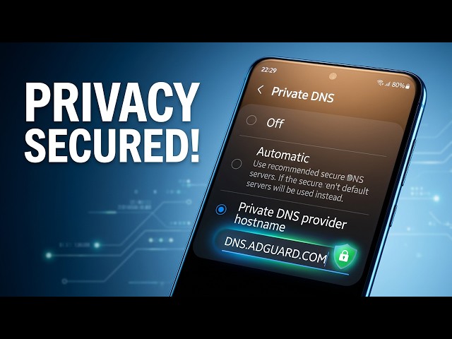 THEY'RE TRACKING YOU! | private DNS settings android samsung @ELECTRONICSANDGADGETS