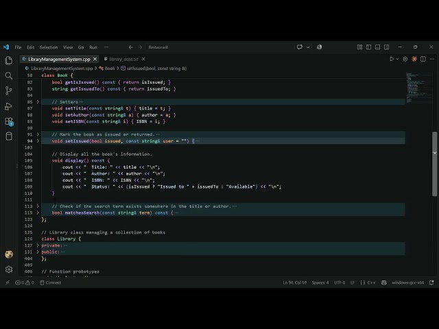 Library Management System, a CS Project By Sofyan Ahmed  [ Cairo Coding School ]