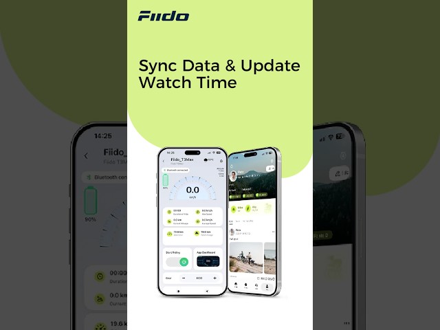 How to Sync Time & Data from Fiido App to Fiido S3 Smartwatch